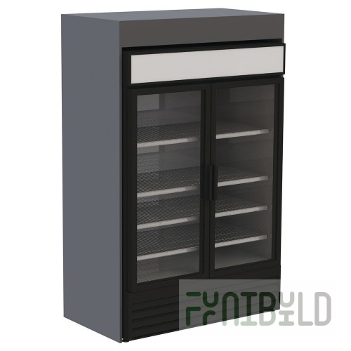 Hubert 39229 Expressly Hubert® Micro Market Double Door Cooler 56 1/2