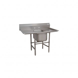 Advance Tabco 94-1-24-18L 16 Inch Sink with Left-hand Drainboard Stainless Steel
