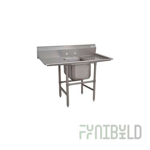 Advance Tabco 94-1-24-18L 16 Inch Sink with Left-hand Drainboard Stainless Steel
