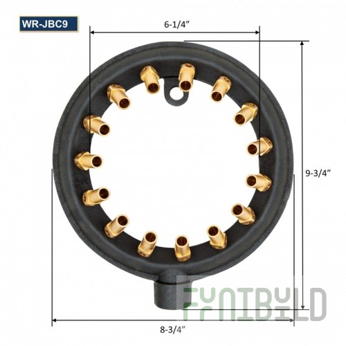 GSW USA WR-JBC9C Burner Cap for WR-JBC9 Gas Range Parts & Accessories