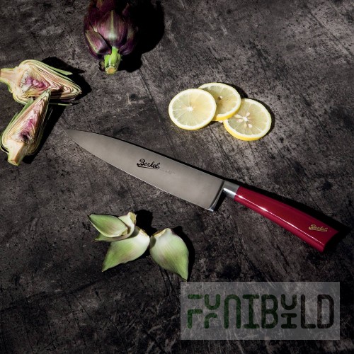 Fillet knife 20 cm, red handle "Pro-Line"