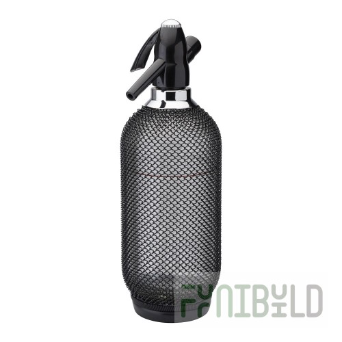 Steelite UR90203 1.0 Qt Whipping Siphon Stainless Steel Black Utopia