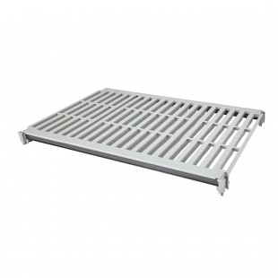 Cambro EXSK2448V1480 48 Inch Antimicrobial Vented Shelf Kit Speckled Gray