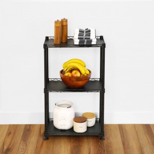 GET Enterprises RCK-B8 7 Inch Bowl Stand Stacking Black Wire Rack GET Enterprises RCK-B8 7 Inch Bowl Stand Stacking Black Wire Rack
