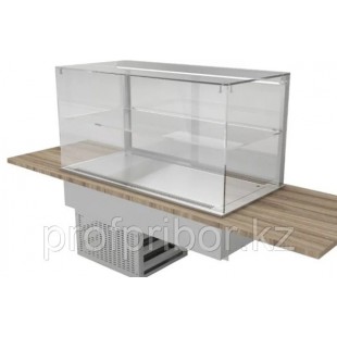 Built-in cooled display case for self-service Gastrolux ВСВ-087/GN/Н/S(800х700х1432 in, 0.75 kW, 220V)
