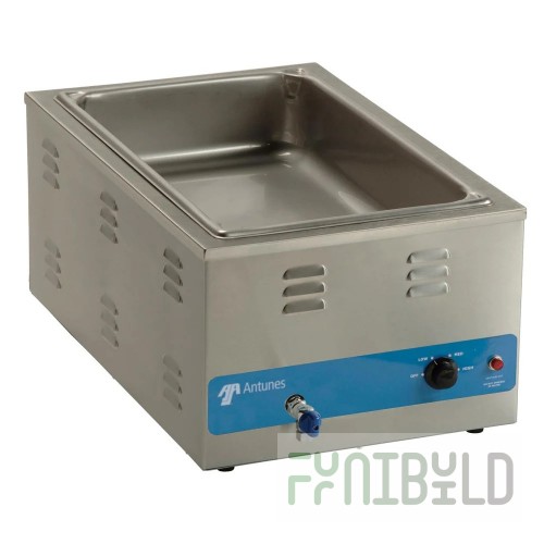 Antunes CW-100 14 Inch Countertop Cooker Warmer with Drain System