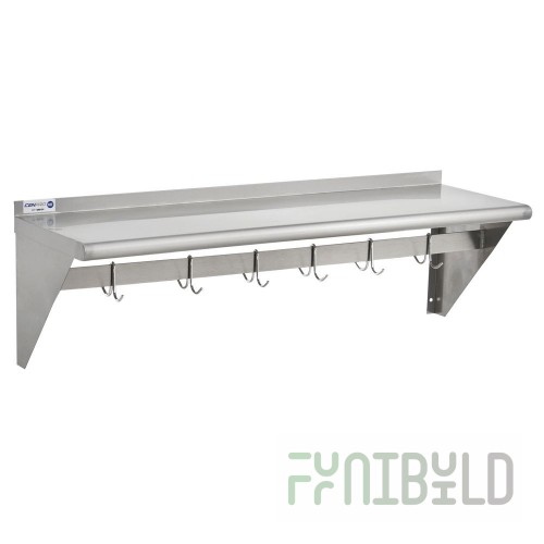 Hubert 29N-013 Kratos® Wall Shelf Stainless Steel 48