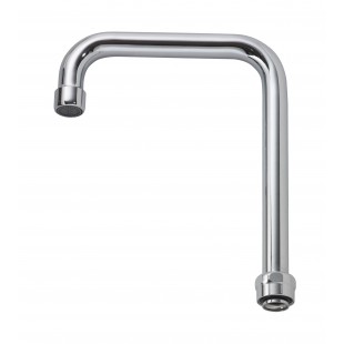 Optional 6 Inch Stainless Steel Double Bend Spout Faucet, Krowne 21-431L
