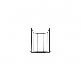 GET Enterprises RCK-CS117R 13-1/4 Inch Plate Rack Wire Black PE Coating GET Enterprises RCK-CS117R 13-1/4 Inch Plate Rack Wire Black PE Coating