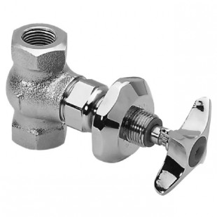 Fisher 13670 Shut-Off Valve With Right Hand Swivel Stem & Cross Handle 1/2