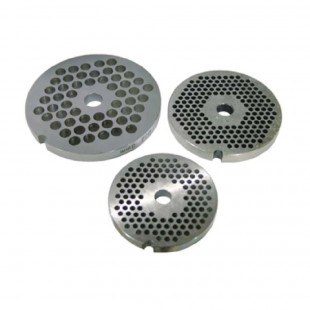 Omcan 11266 3/4 Inch Hubless Meat Chopper Plate Carbon Steel