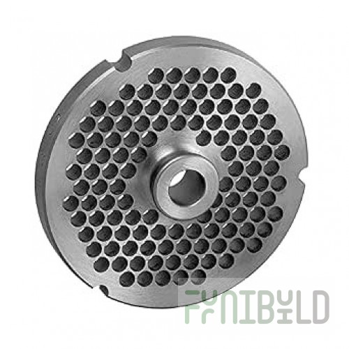 Alfa 32 014 HUB Chopper Plate 1/4 Inch Hole Size 3-notch Carbon Tool Steel