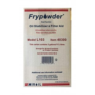 MirOil USA L103-403000 Dual Function Oil Stabilizer & Filter Aid Bulk Pack Small Carton