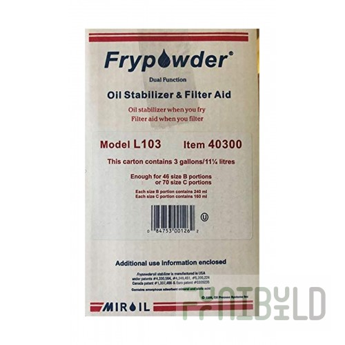 MirOil USA L103-403000 Dual Function Oil Stabilizer & Filter Aid Bulk Pack Small Carton