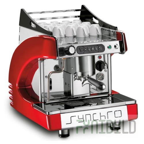 Rosito Bisani SYNCHRO 1 GROUP 18 Inch Espresso Cappuccino Machine electric with programmable dosing