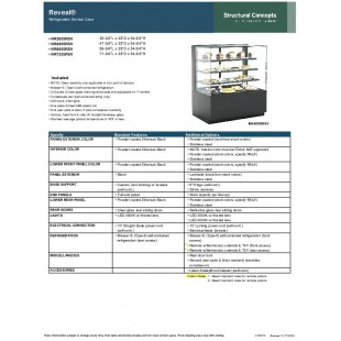 Structural Concepts GLDSV12R 146-1/4 Inch without Lock Service Case with Remote DX Refrigeration Structural Concepts GLDSV12R 146-1/4 Inch without Lock Service Case with Remote DX Refrigeration