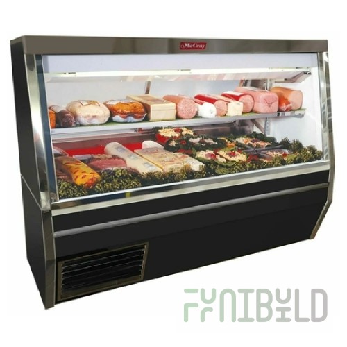 Howard-McCray SC-CDS34N-12-S-LS-LED 144 Inch Deli Meat and Cheese Display Case