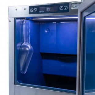 Globe PRISON 1 Factory Installed Nugget Ice Machine Stainless Steel