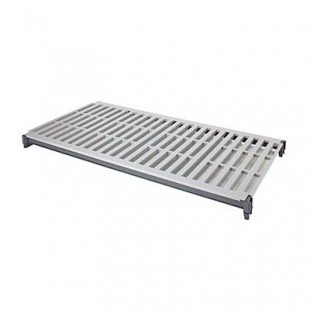 Cambro EXSK2454V1480 54 Inch Vented Shelf Kit Speckled Gray Antimicrobial