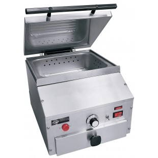 EmberGlo ES5CTS18-5400755 14 Inch Countertop Steamer Push Button Stainless Steel