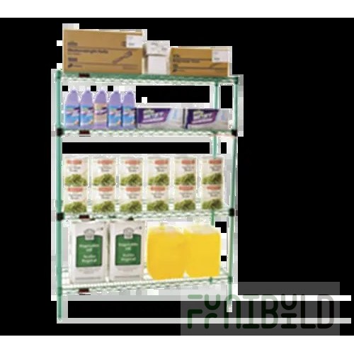 Eagle F2QA2-74-1836E 36 Inch Quad-Adjust Starter Unit 4-tier Wire Shelving