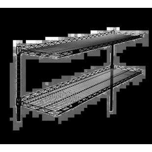 Eagle CS1224-S 24 Inch Cantilever Shelf Stainless Steel with Wraparound Ledge