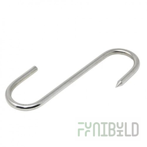 Omcan 10498 160mm Meat Hook Stainless Steel with Corrosion Resistance