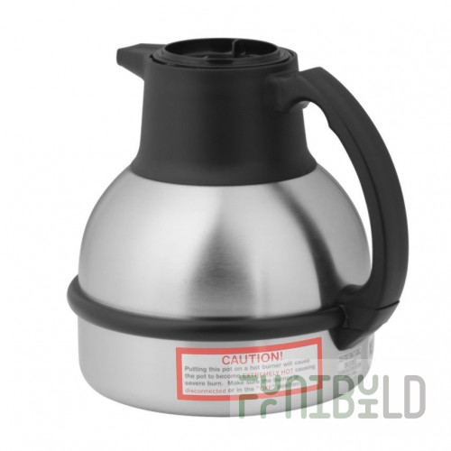 Bunn 36029.0001 64 Oz Thermal Server Brew-Thru Lid Stainless Steel Black and Durable
