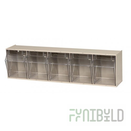 Quantum QTB305CS_IVORY Tip Out Bin (5) Compartment 23-5/8