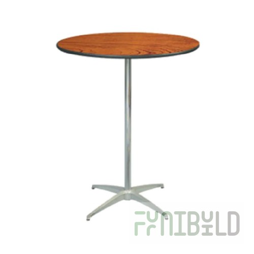 Forbes Industries PLY###PKG24RDMXE#IC-TBN 24 Inch Diameter Cafe Table Full Package with Plywood and Polyurethane