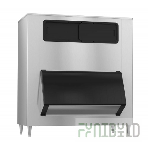 Hoshizaki B-1650SS 60 Inch Ice Bin Hinged Bottom Door with Top View Windows