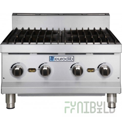 Eurodib THP424 Hotplate Countertop Gas