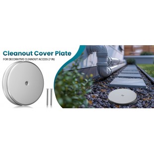 AllPoints CO2530SS5 5 Inch Diameter Clean Out Cover Stainless Steel Durable