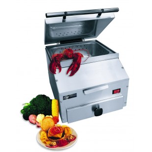 EmberGlo ES5M-5400703 14 Inch Countertop Steamer Pump Type with Removable Reservoir