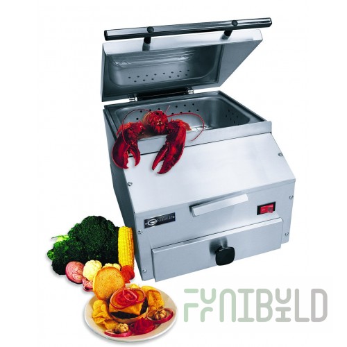 EmberGlo ES5M-5400703 14 Inch Countertop Steamer Pump Type with Removable Reservoir