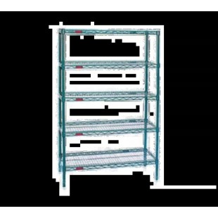 Eagle A5-86-2160VG 60 Inch Add-On Shelving Unit 5 Tier Wire Epoxy Coated