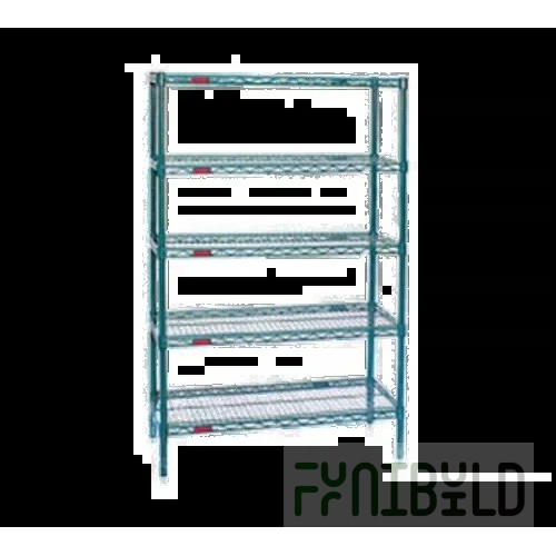Eagle A5-86-2160VG 60 Inch Add-On Shelving Unit 5 Tier Wire Epoxy Coated