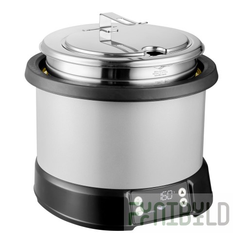 Vollrath 74110110 11 Quart Induction Soup Rethermalizer with Inset and Cover