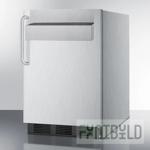 Summit SPR7BOSSTSR 23-3/4 Inch Outdoor Refrigerator 5.5 cu ft Reach-In Stainless Steel