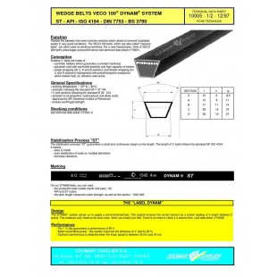 Belt B-2400 ISO 4184
