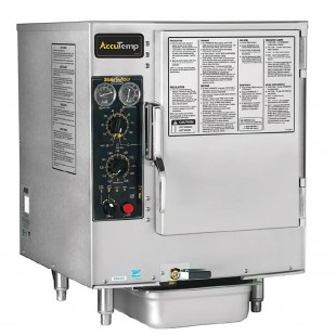 AccuTemp S62081D060 SGL 27 Inch Electric Convection Steamer with Stand and Casters