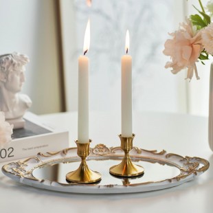 BauscherHepp NO. 3 4.4 Inch Round Candle Lamp and Holder with Roma 1960 Candle BauscherHepp NO. 3 4.4 Inch Round Candle Lamp and Holder with Roma 1960 Candle