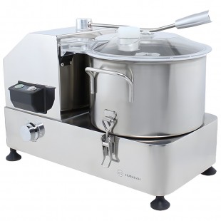 Cutter HURAKAN HKN-CL6 (525x300x430mm, 1100-2800 rpm, stainless steel bowl 6 l, 0.75 kW, 220 V)