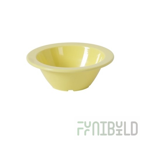 Yanco NS-304Y 5 Oz. Yellow Round Fruit Bowl NSF Melamine Dishwasher Safe