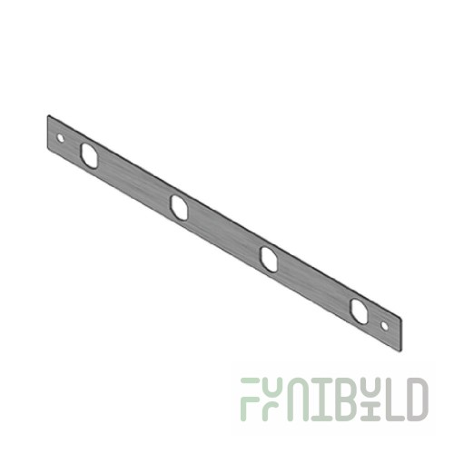 Micro Matic DP-WM-MS4-3 11-3/4 Inch SpinStop D-Strip with 4 Shank Holes