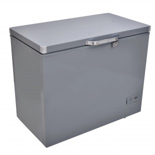 Chest freezer V=226l, MLG-250 -18...-25, 804x604x815mm, grey, bent glass lid (2 baskets)