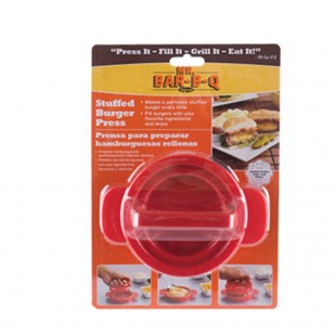 Chef Master 40232SBY Handheld Stuffed Burger Press Plastic Round