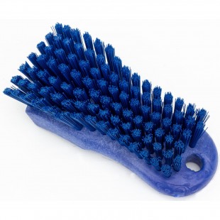 Carlisle 40521EC14 6 Inch Cutting Board Brush with Polyester Bristles Blue