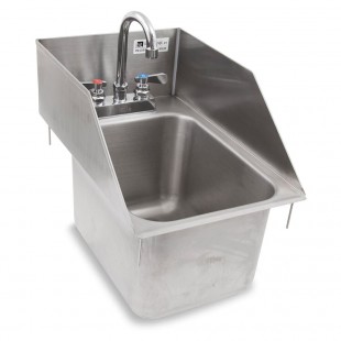 John Boos PB-DISINK101410-X 12-Inch Stainless Steel Drop-In Sink with 10 Inch Deep Bowl