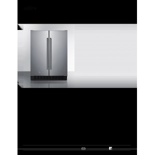 Summit VT65ML7BISSHHADA 23.63 Inch Freezer 3.5 cu ft Built-in or Freestanding Stainless Steel